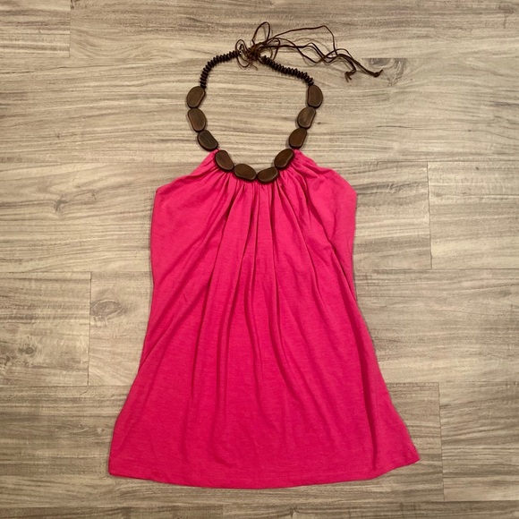 BCX Tops - BCX Pink Halter Top, Size M